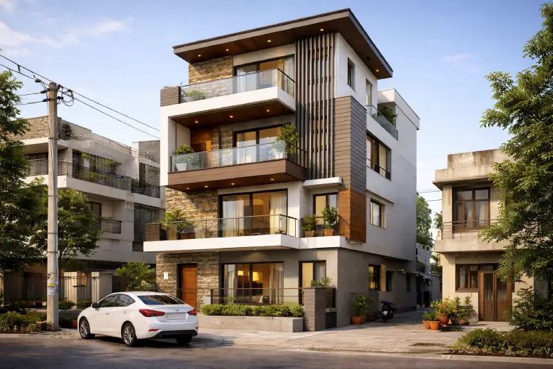 G+3-4bhk-house-design-with-aesthetic-exterior-design-by-urban-edifice